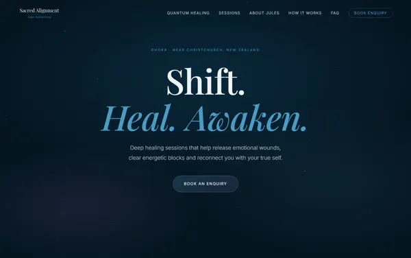 Sacred Alignment website