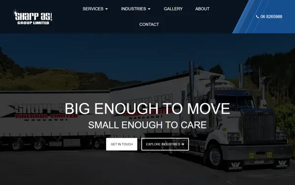 Sharp As Limited website