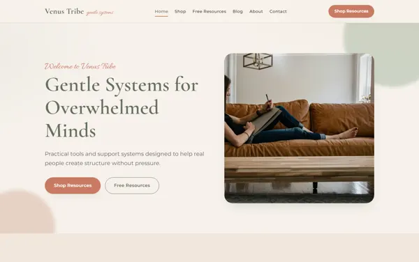 Venus Tribe website